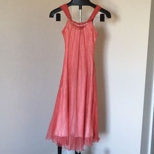 Orange and Cream dress